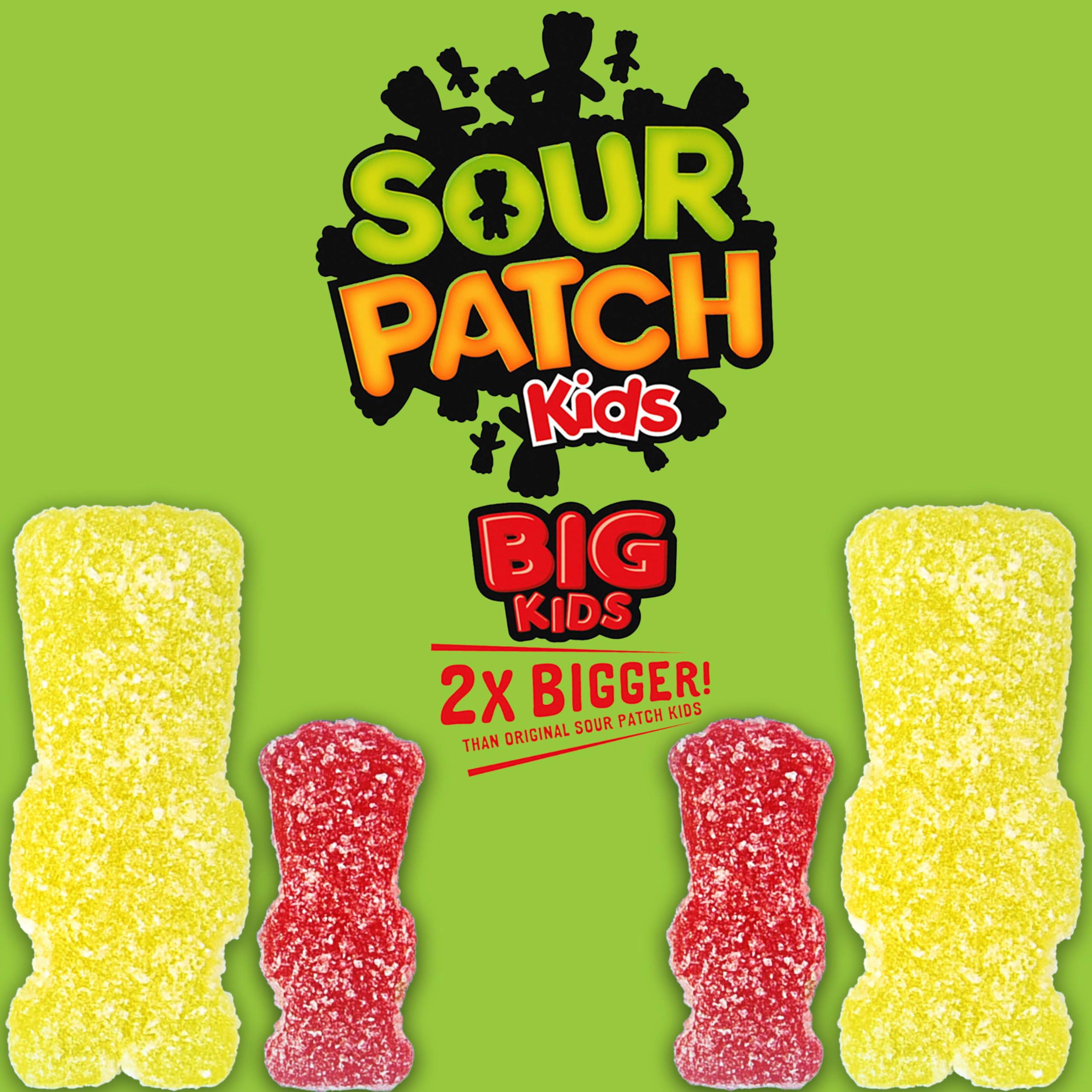 SOUR PATCH KIDS Big Kids two-times-bigger bite for more chew