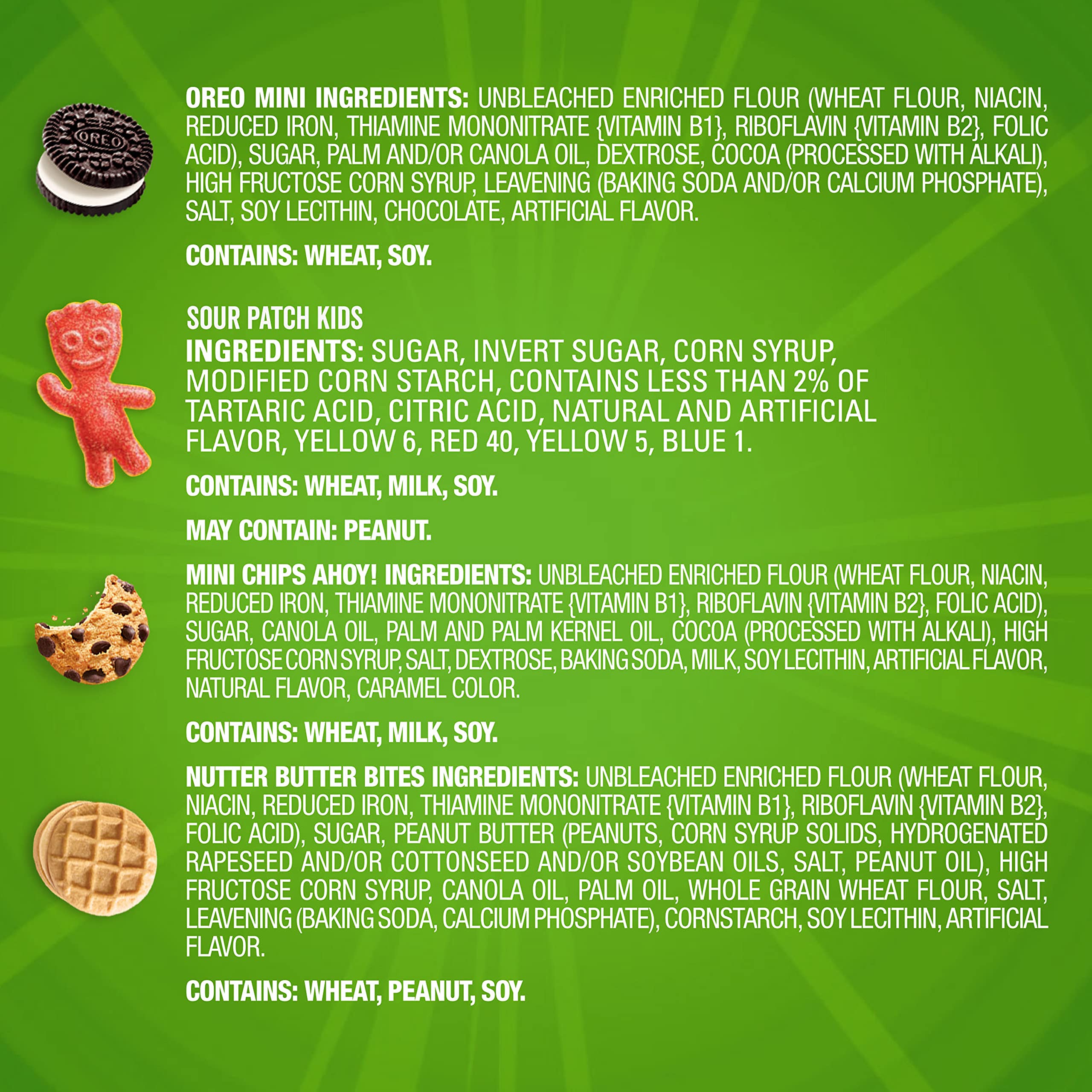 SOUR PATCH KIDS candy pack image with colorful fruity chews.