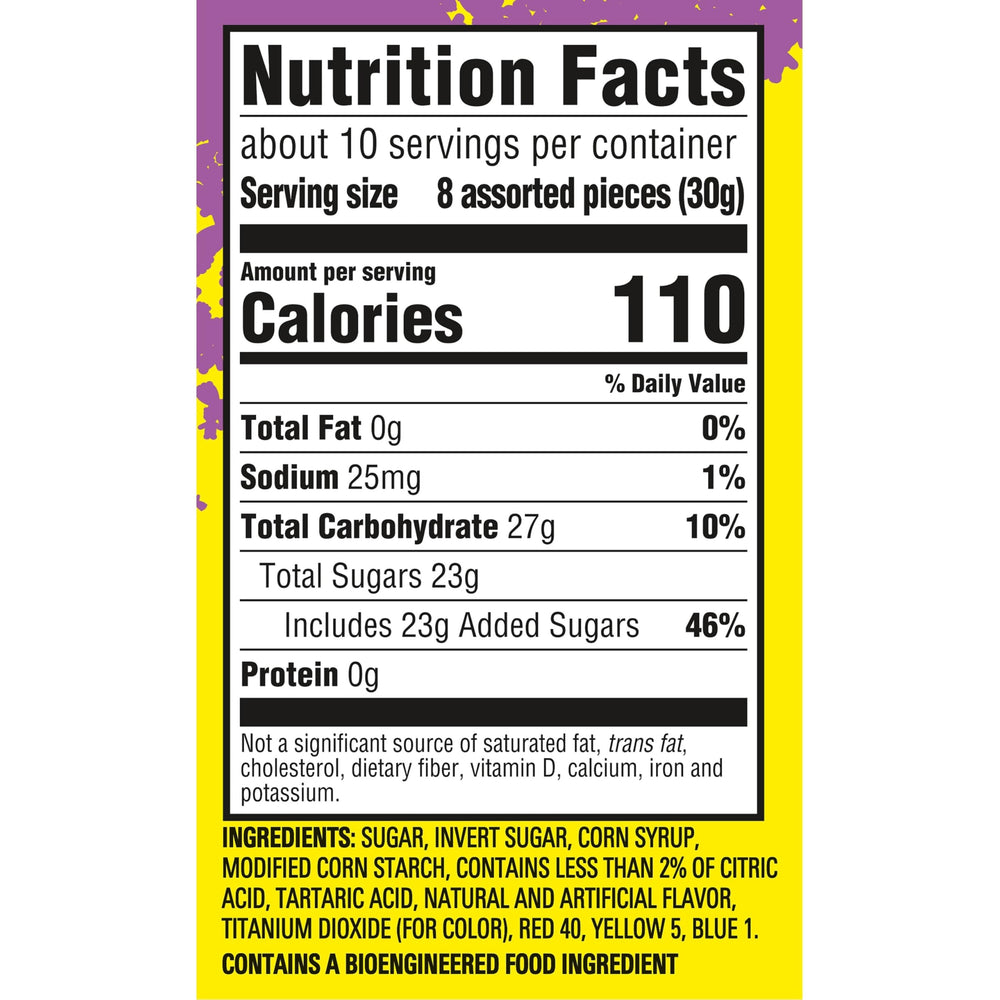 Sour Patch Kids Fruits Mix peach candies with fruity aroma