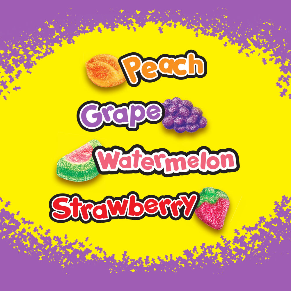 Sour Patch Kids Fruits Mix resealable bag keeps candy fresh