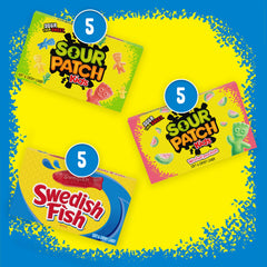 SOUR PATCH KIDS original candy box open, showcasing flavors for sharing