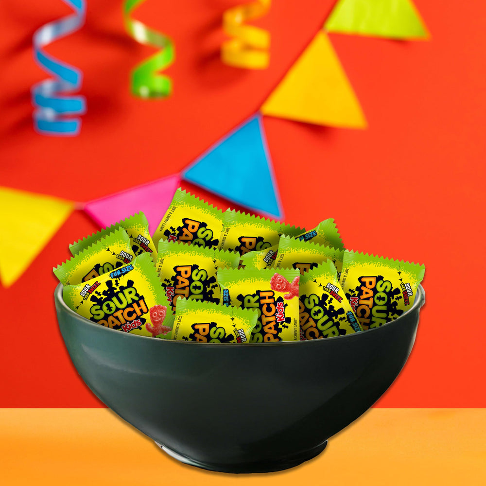 SOUR PATCH KIDS packaging variations shown for easy stocking.
