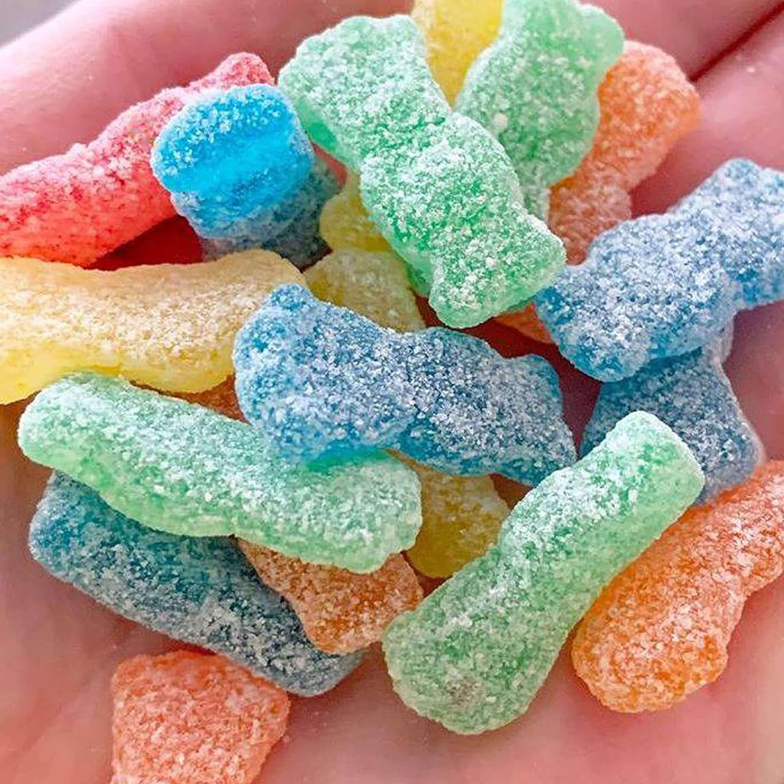 Sour Patch Kids sour-then-sweet varieties, flavor balance for cravings.