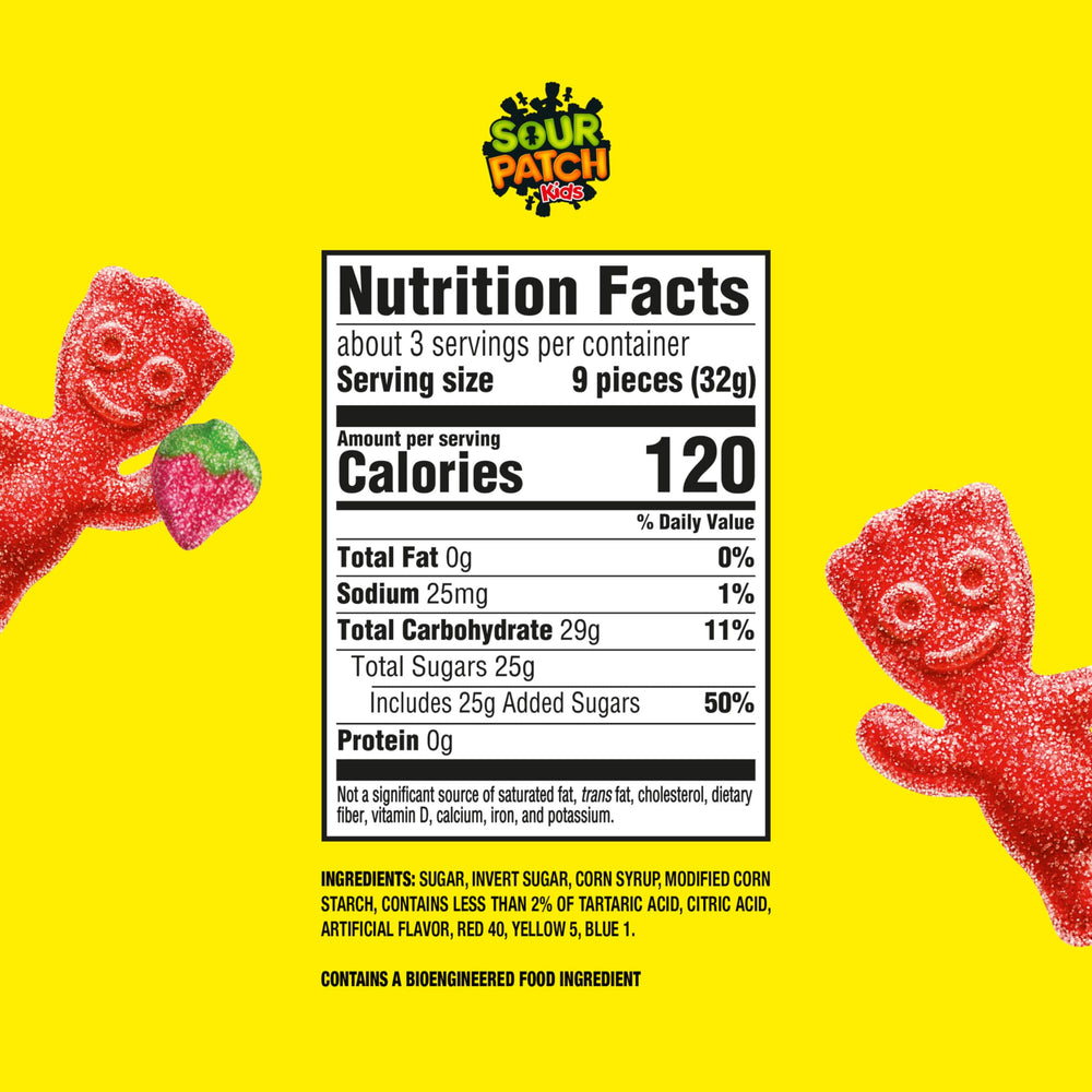 Sour Patch Kids Strawberry close-up showing juicy flavor and fruity aroma