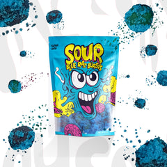 Sourboy Blue Raspberry Gushers juicy center reveals bold blue raspberry flavor.