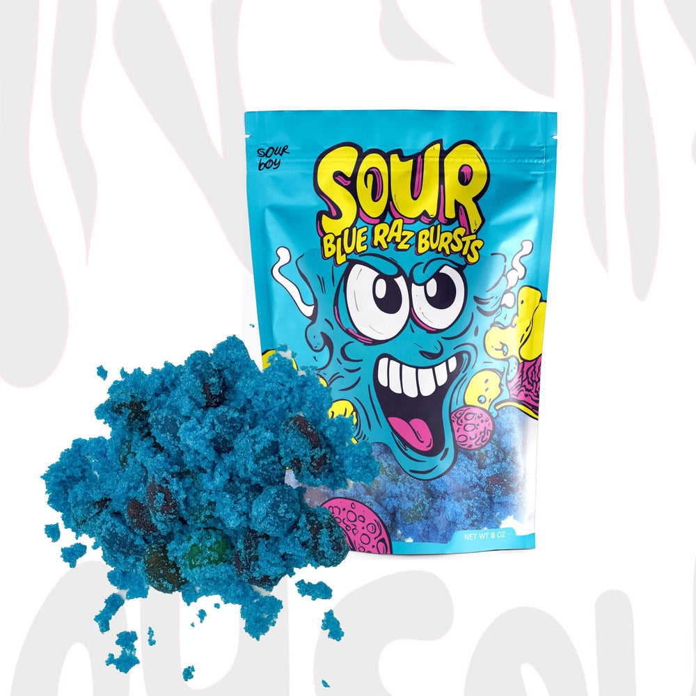 Sourboy Blue Raspberry Gushers small-batch craft delivers consistent flavor in every bite.