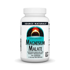 Source Naturals Magnesium Malate bottle for daily energy support