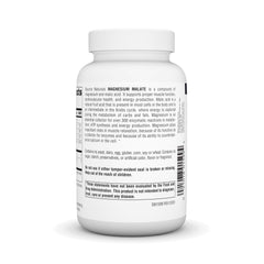 Source Naturals Magnesium Malate label showing mg per serving