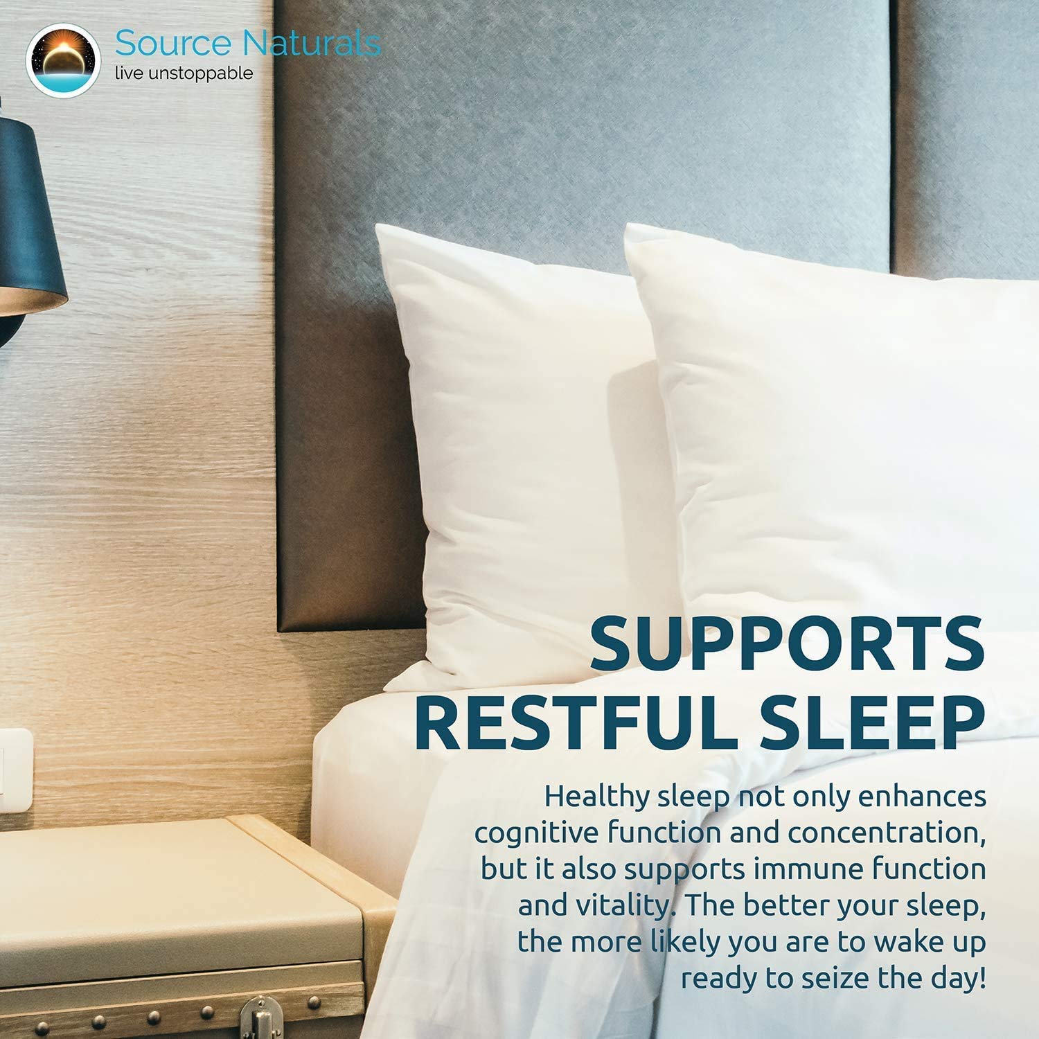Source Naturals Melatonin lozenge dissolving to support bedtime use