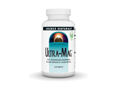 Source Naturals Ultra-Mag 5-in-1 bottle pour for easy daily magnesium support.