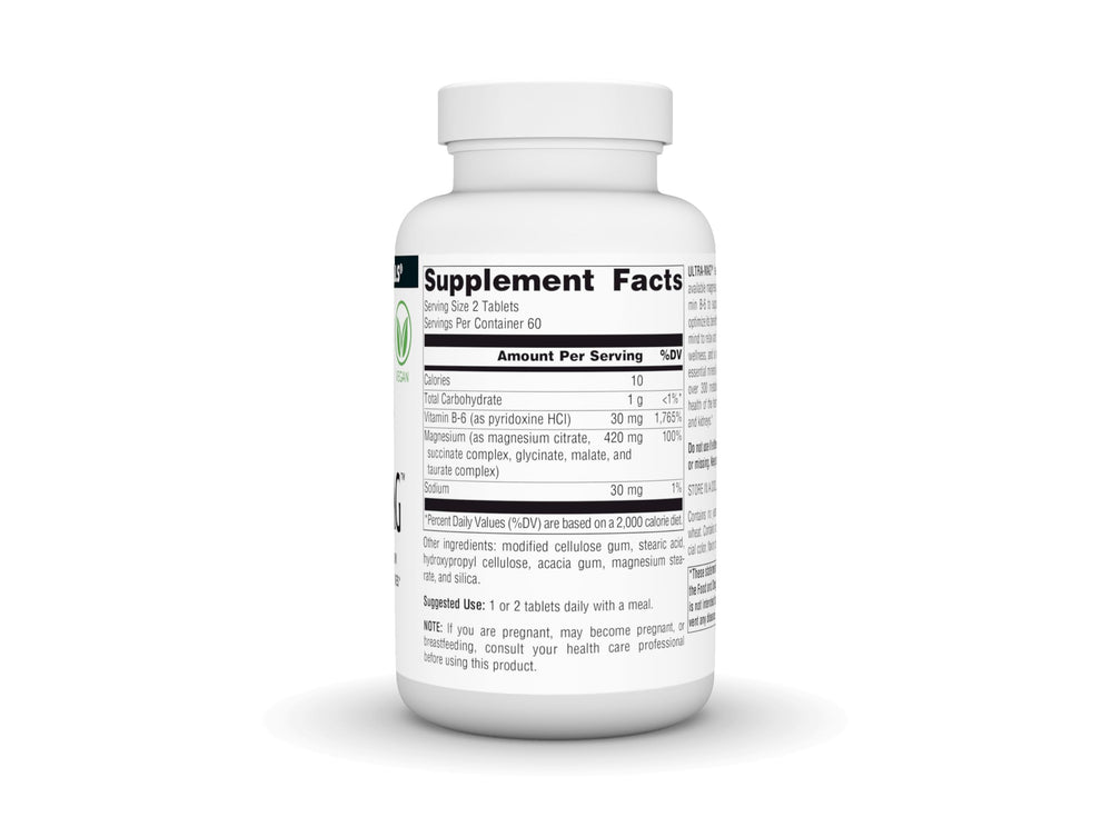 Source Naturals Ultra-Mag 5-in-1 front label shows five magnesium sources.
