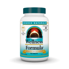 Source Naturals Wellness Formula bottle for immune support on the go.