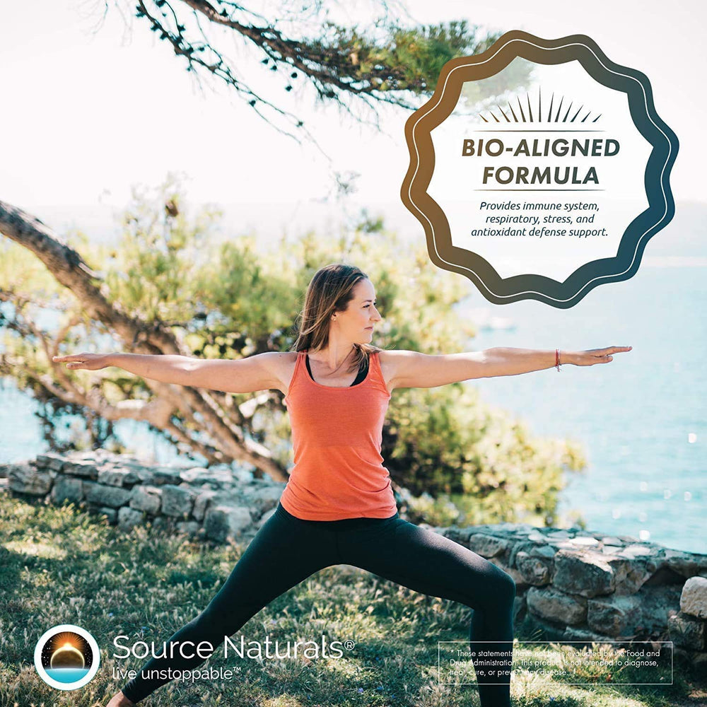 Source Naturals Wellness Formula ready-to-use scene suggesting daily wellness habits.