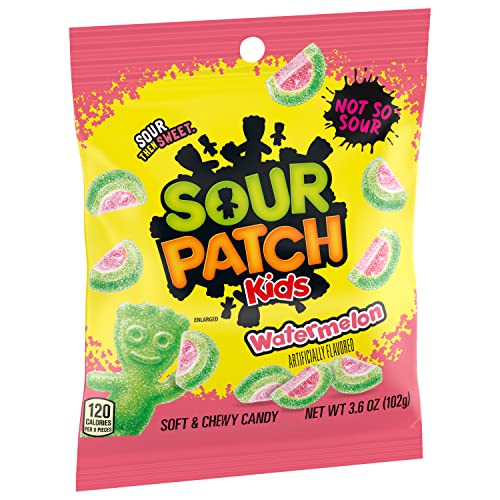 Sour Patch Kids Watermelon purse pocket snack in a bag