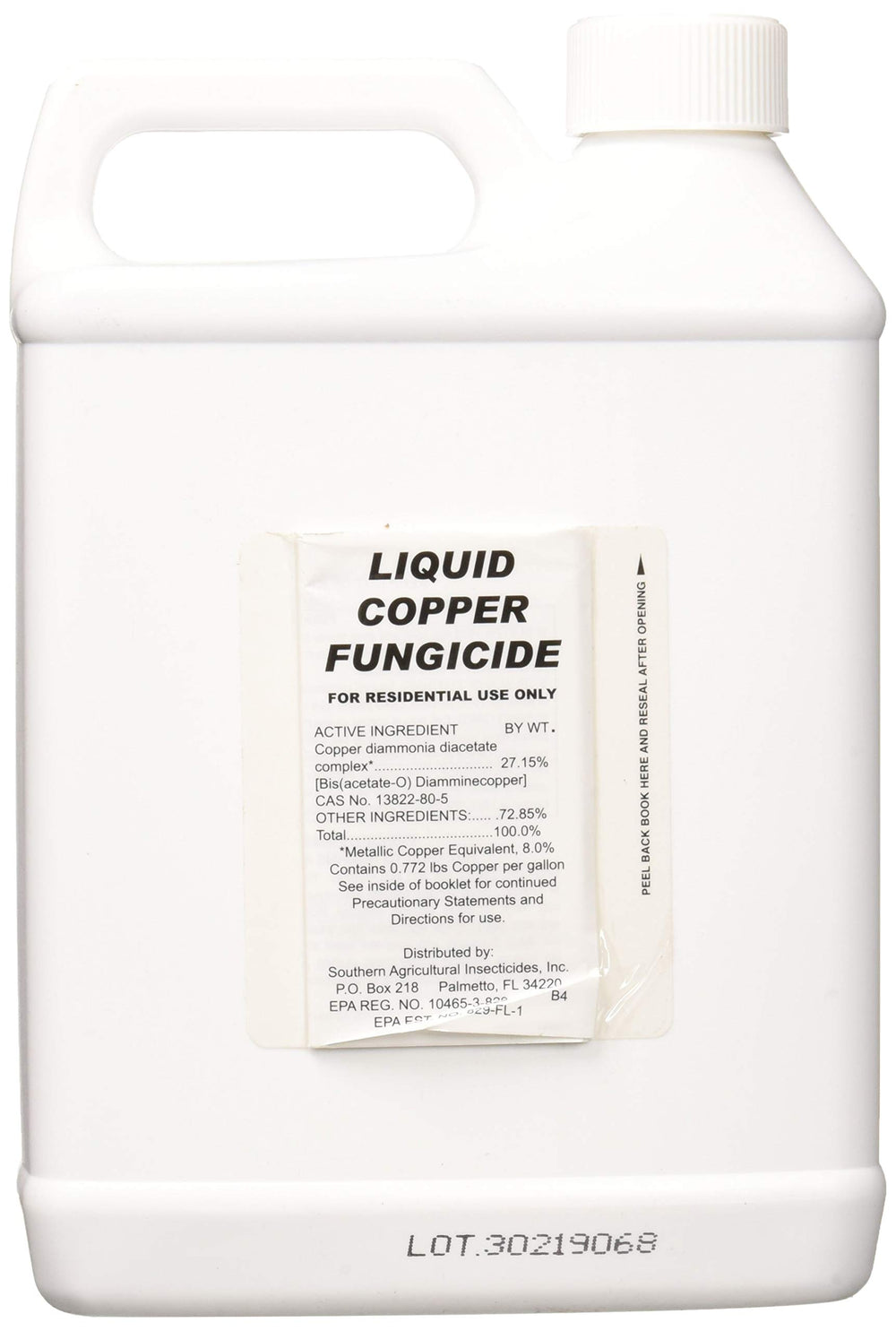 Southern Ag Liquid Copper Fungicide used with hose-end sprayer for easy garden application