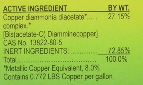 Southern Ag Liquid Copper Fungicide applied to turf to help algae control