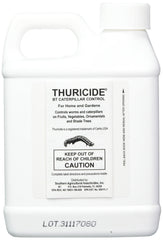 Southern Ag Thuricide label closeup shows BT concentrate for organic garden pest tasks
