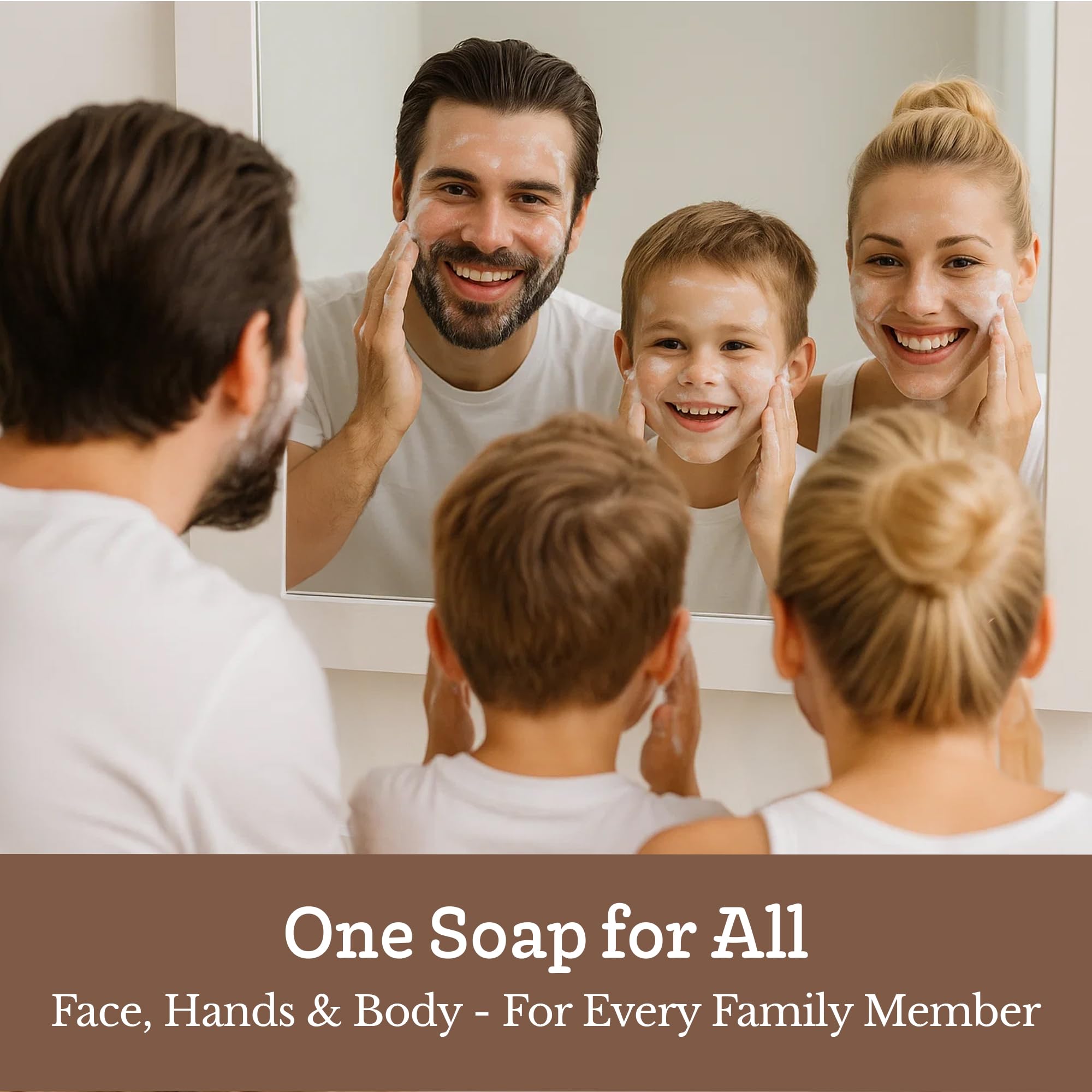 Ingredients of Southern Natural Goat Milk Soap Bar highlight olive oil and coconut oil benefits.