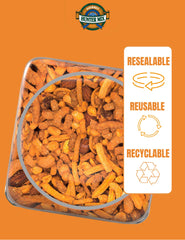 Serving scoop with Cheesy Cheddar Hunter Mix for sharing.