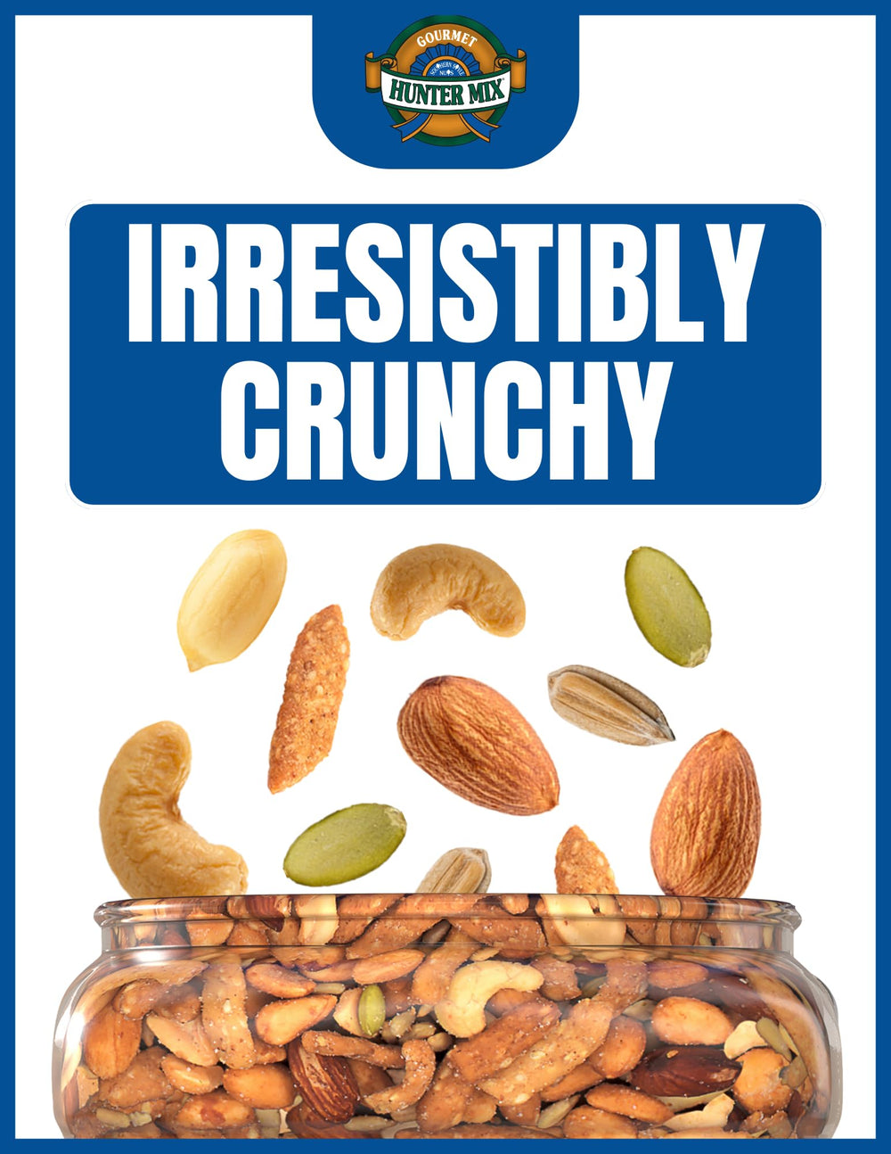 Southern Style Nuts sunflower kernels, almonds, and cashews deliver hearty texture in every handful.