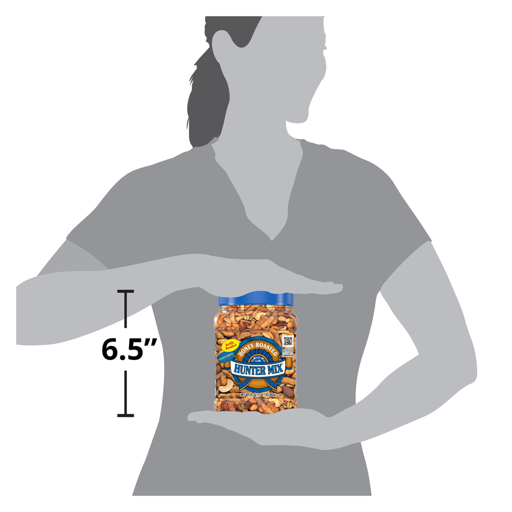 Southern Style Nuts honey roasted hunter mix makes on-the-go snacking easy and flavorful.