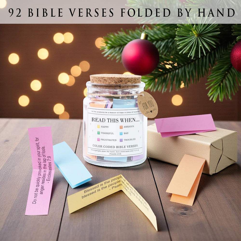 Southlisa Read This When Bible Verses Jar durable glass emphasizes long-term reuse