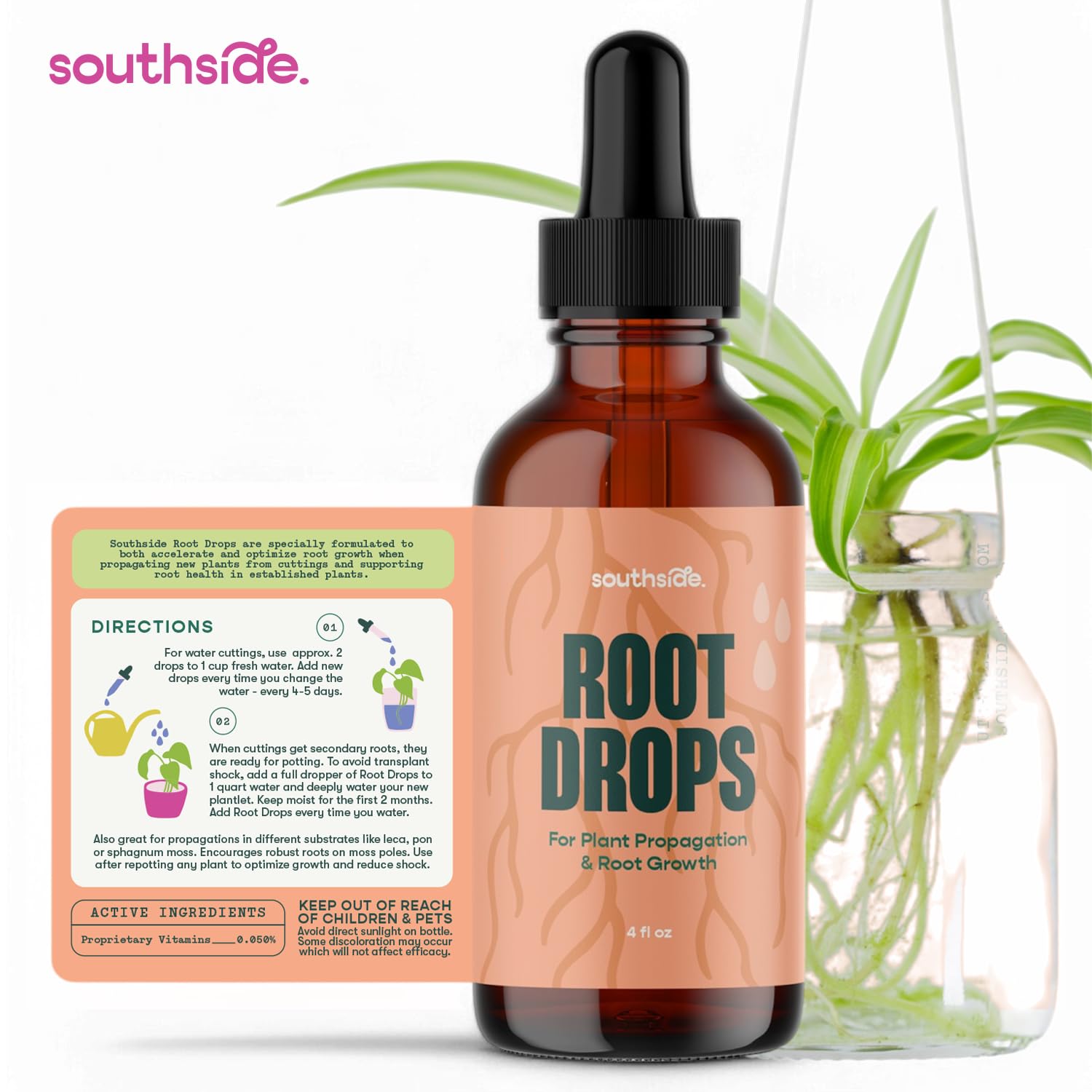 Southside Plants Root Drops handmade in the USA for plant lovers