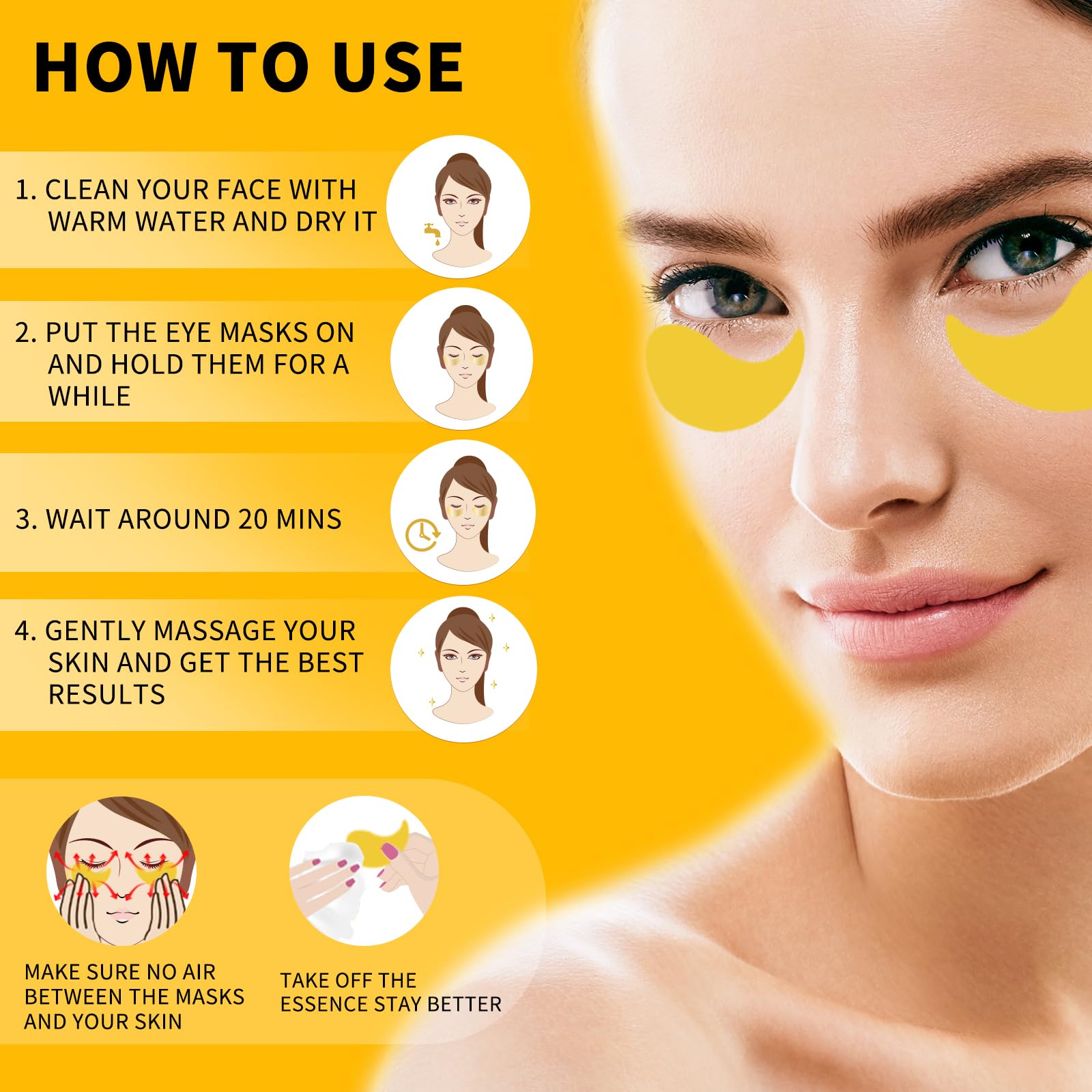 Souwixlum eye gel pads display smooth texture for easy placement