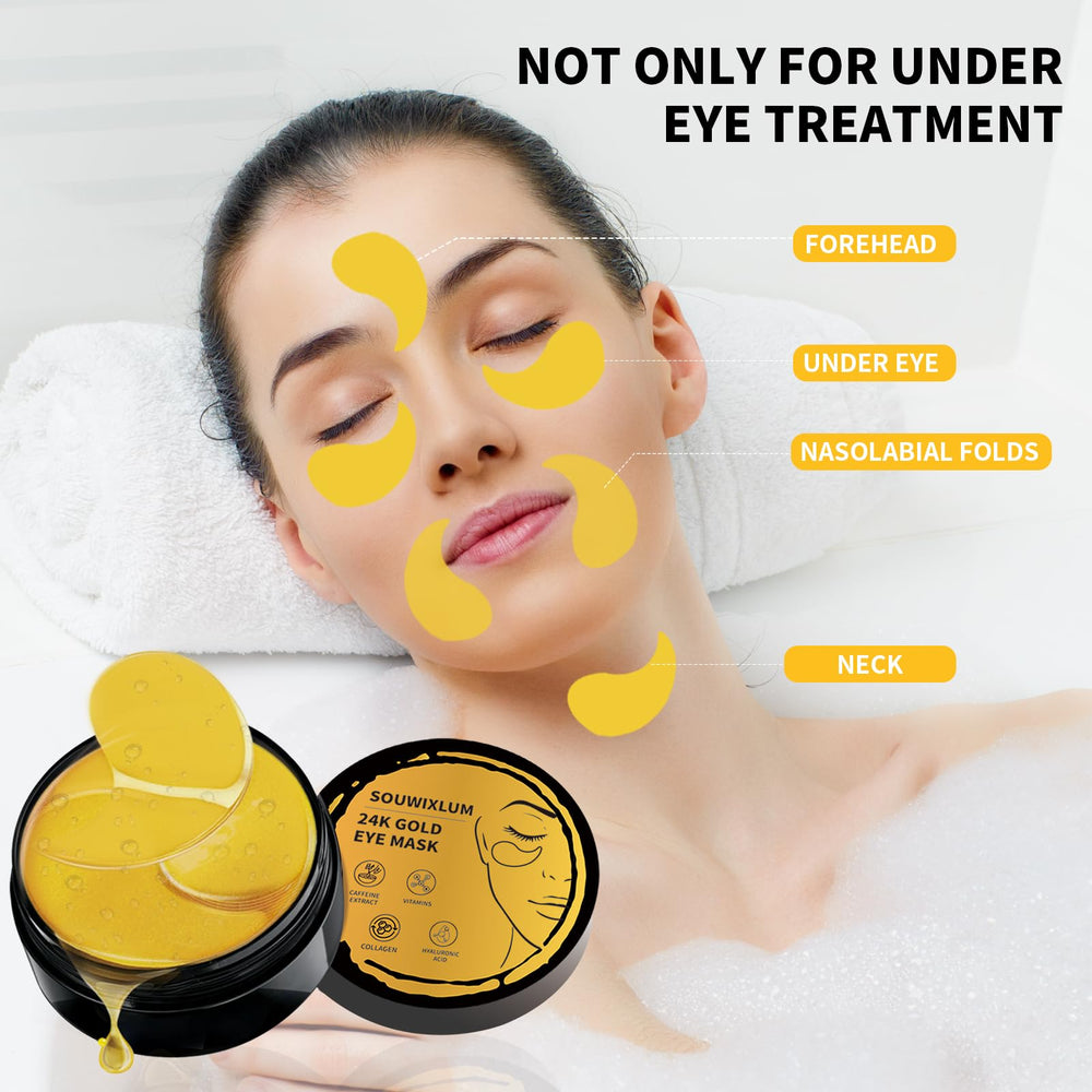 Souwixlum patches featuring hyaluronic acid and caffeine for hydration and energy