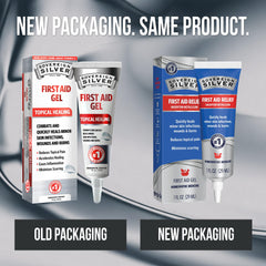 Sovereign Silver First Aid Gel dispensing flow shows smooth application.