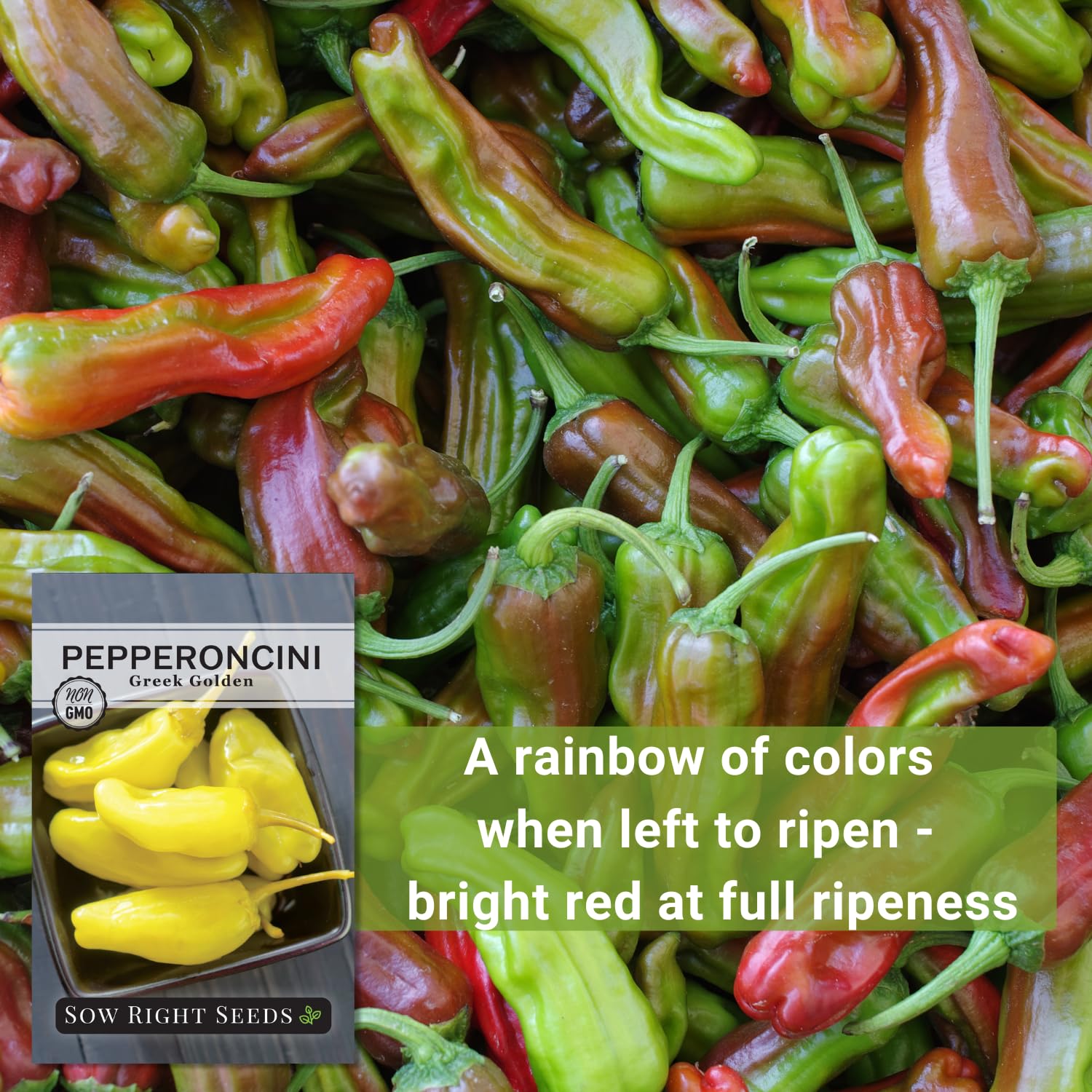 Garden garnish with Greek Golden Pepperoncini for Mediterranean flair