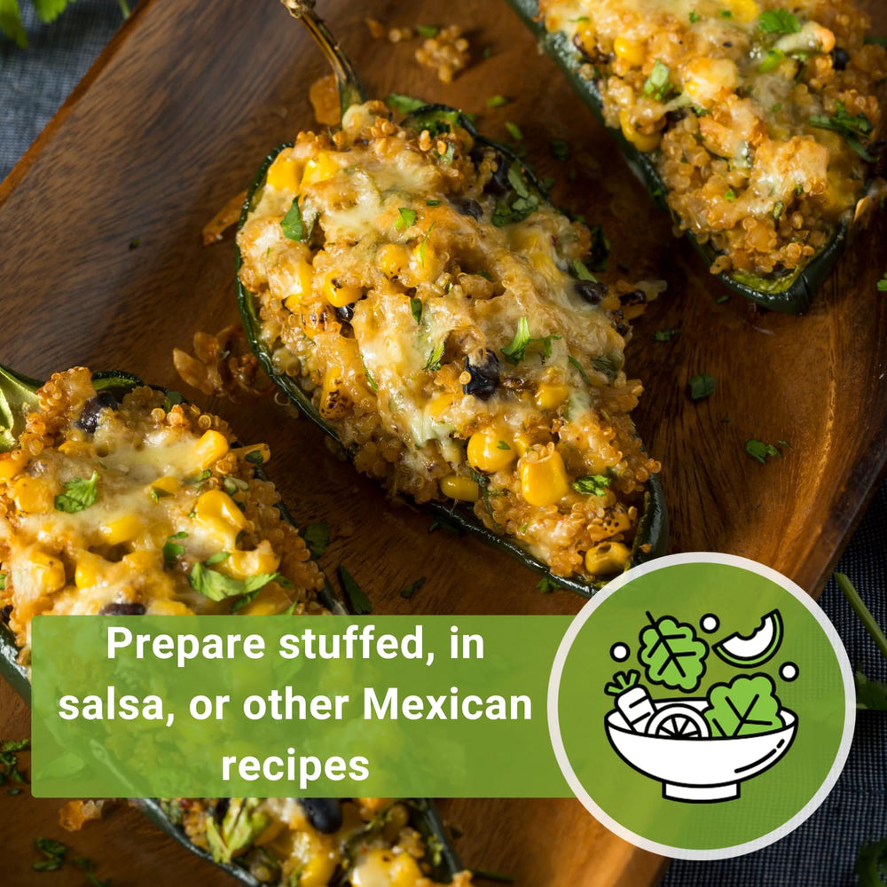 Sow Right Seeds Poblano peppers stuffed or roasted for flavor