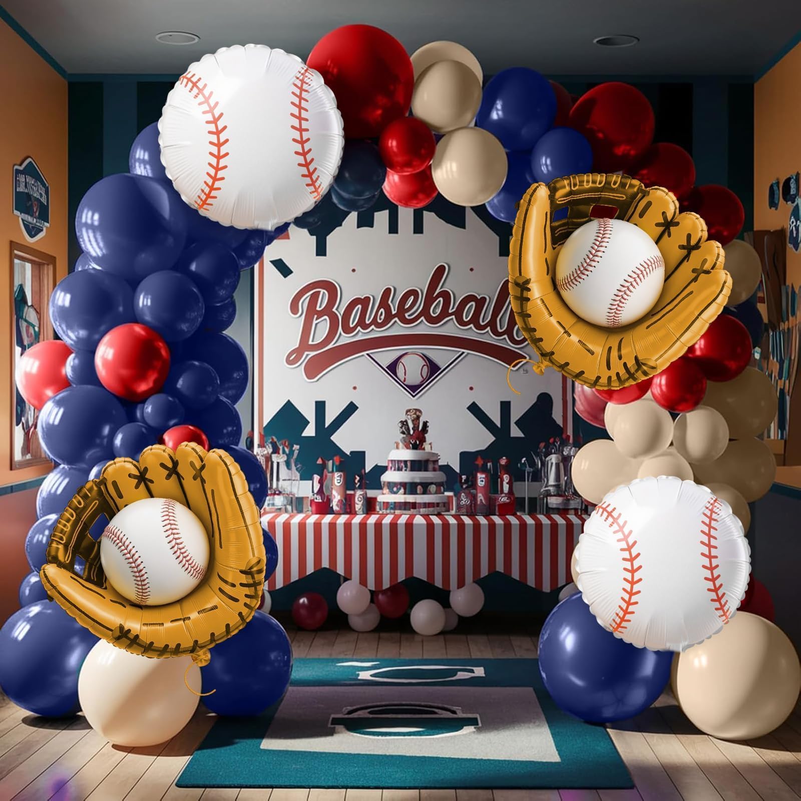 Sowide party backdrop for sports-themed celebrations and photos.