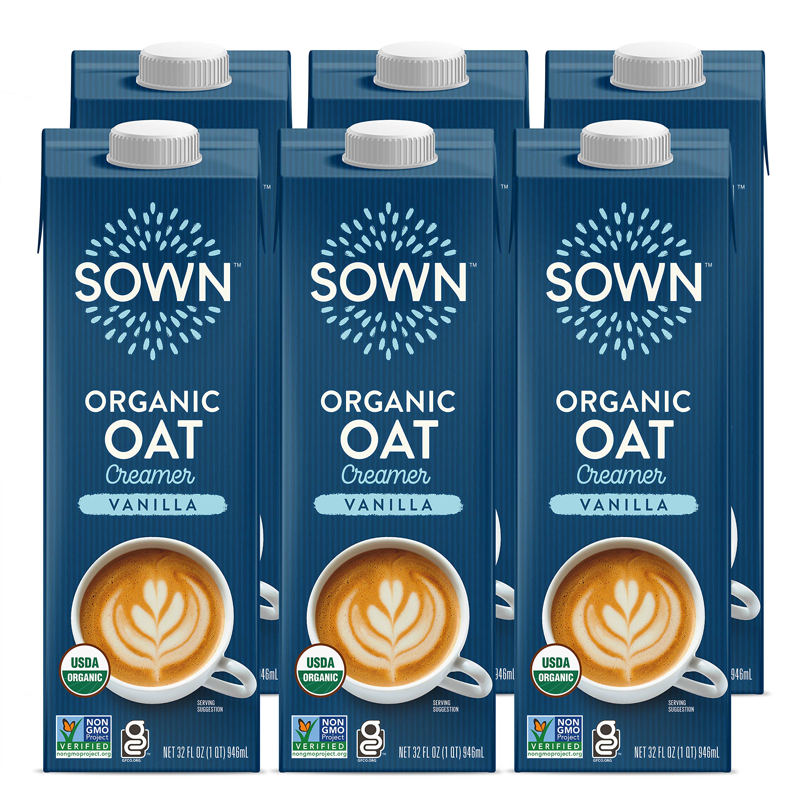 SOWN Vanilla Oat Creamer bottle ready for rich, dairy-free coffee.