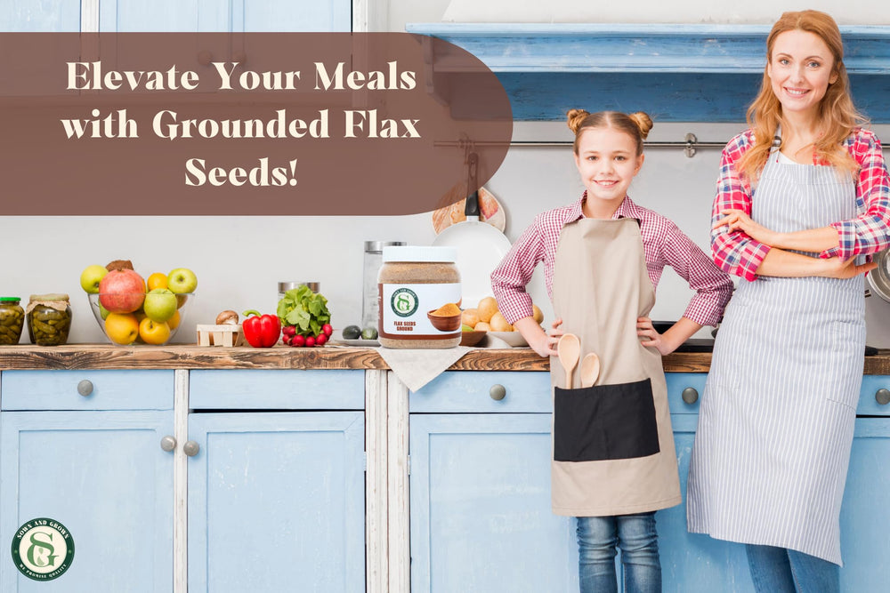 Pantry-style image of Sownandgrown packaging for easy access.