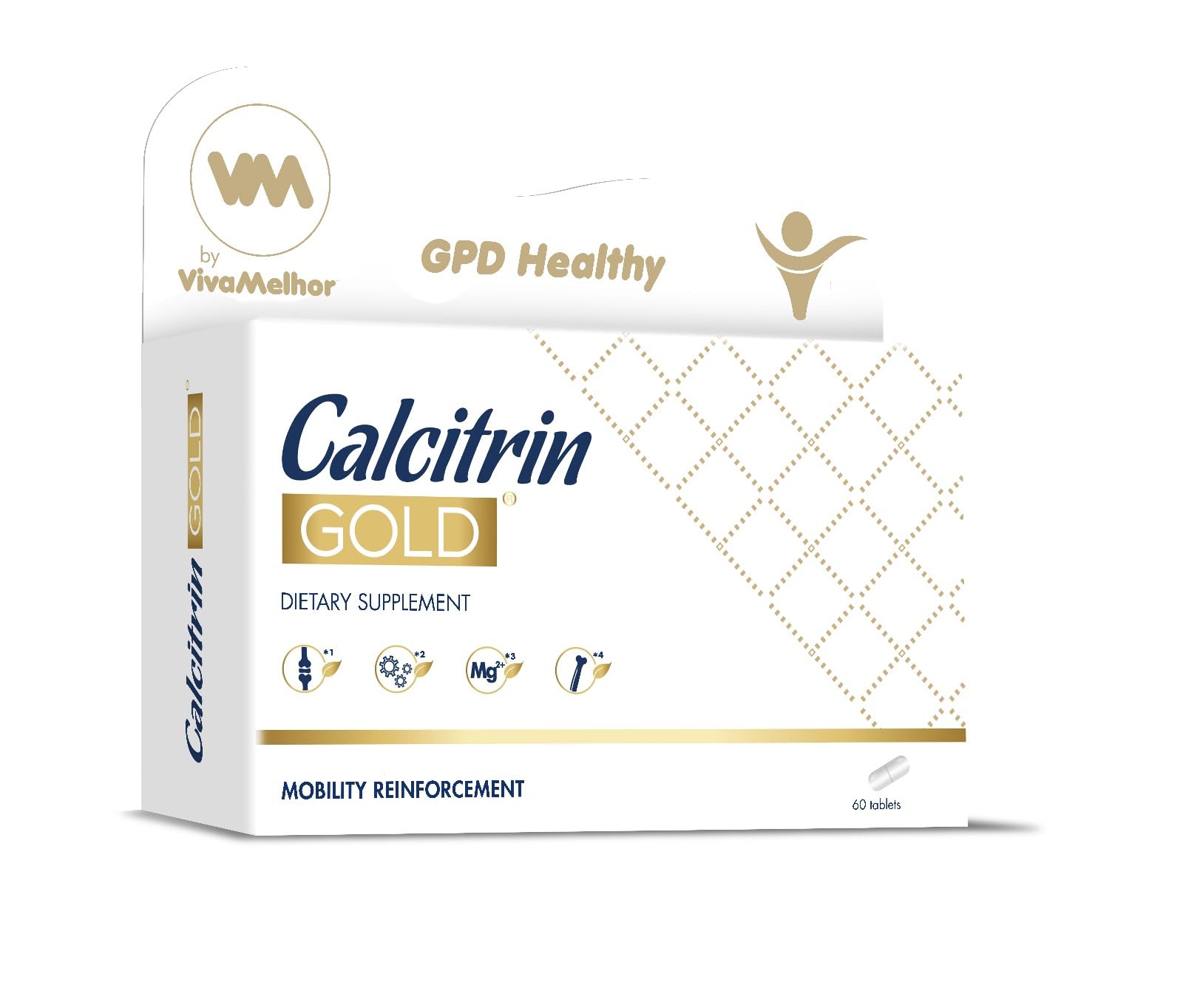 Soy Sano Calcitrin Gold bottle close-up for mobility support.