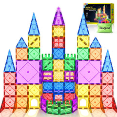 Soyee 102PCS magnetic tiles pack fuels imaginative building play.