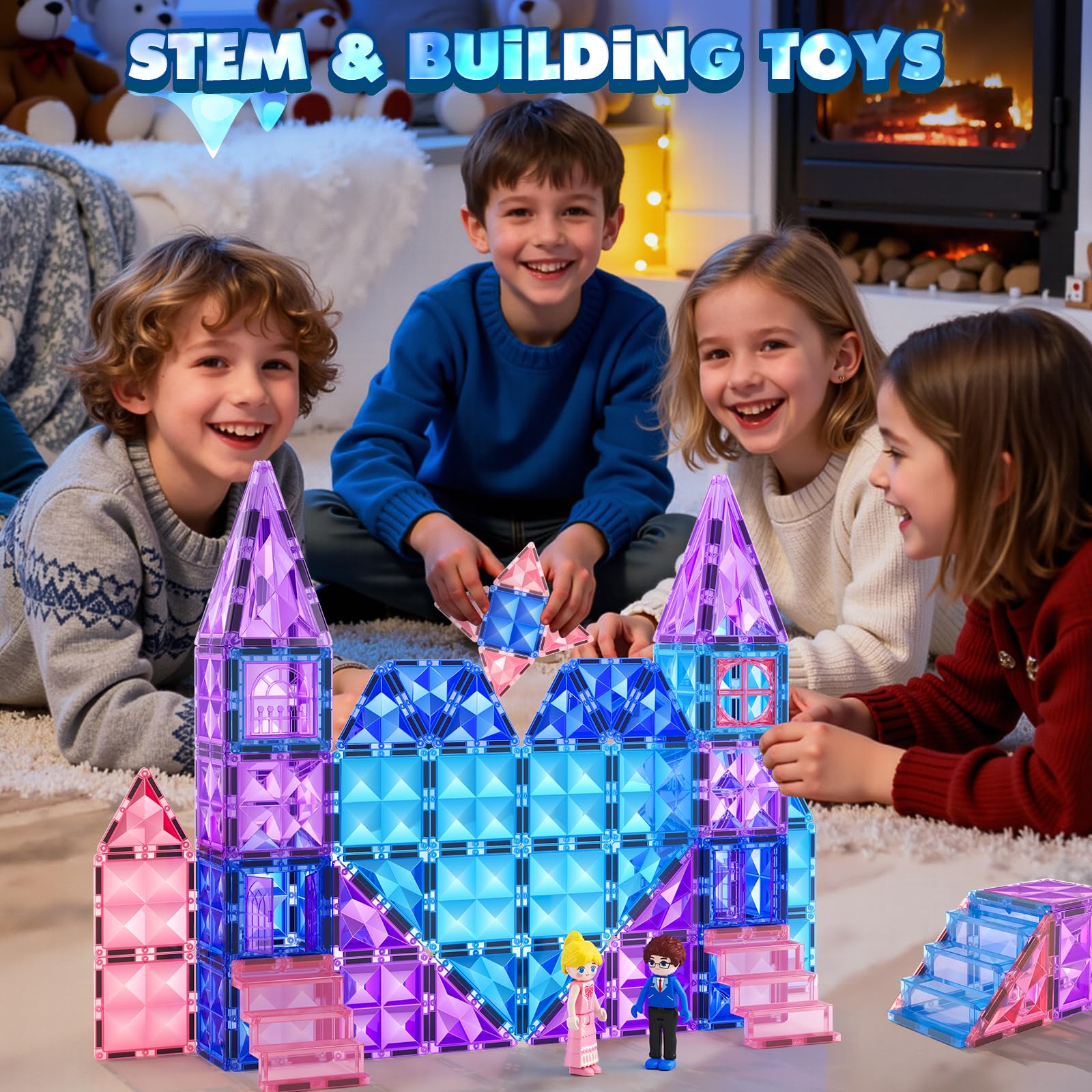 Soyee Magnetic Tiles STEM Learning highlights balance and magnet exploration