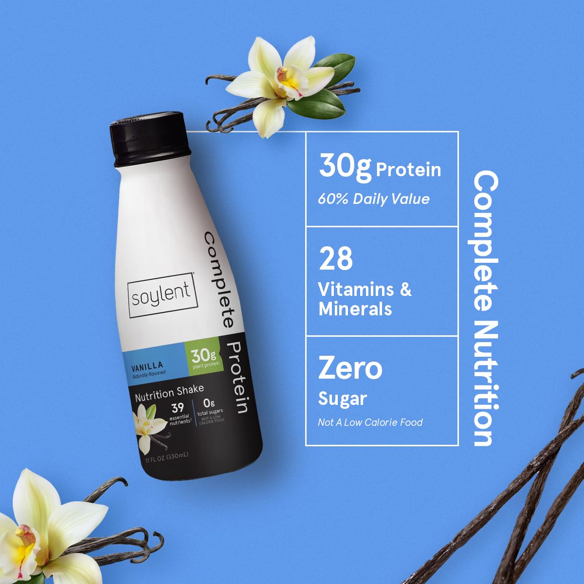 Post-workout Soylent Vanilla Complete Protein bottle