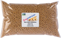 Soymerica Non-GMO Soybeans 7 lb bag front view for tofu and soy milk