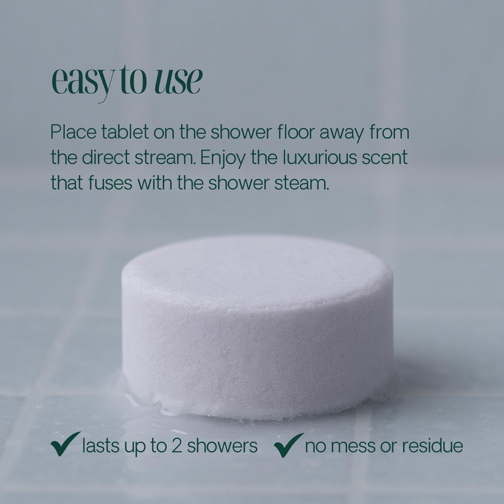 Spa For One steamers in use—aromatic vapors rise in the shower