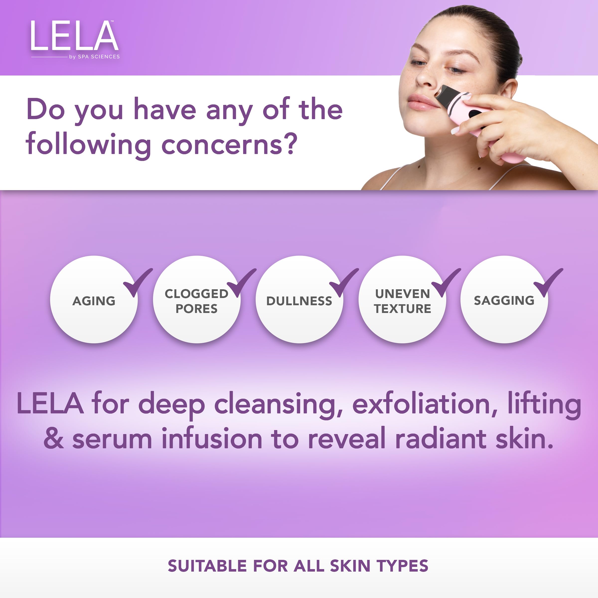 Spa Sciences LELA rechargeable battery with USB charging for convenience