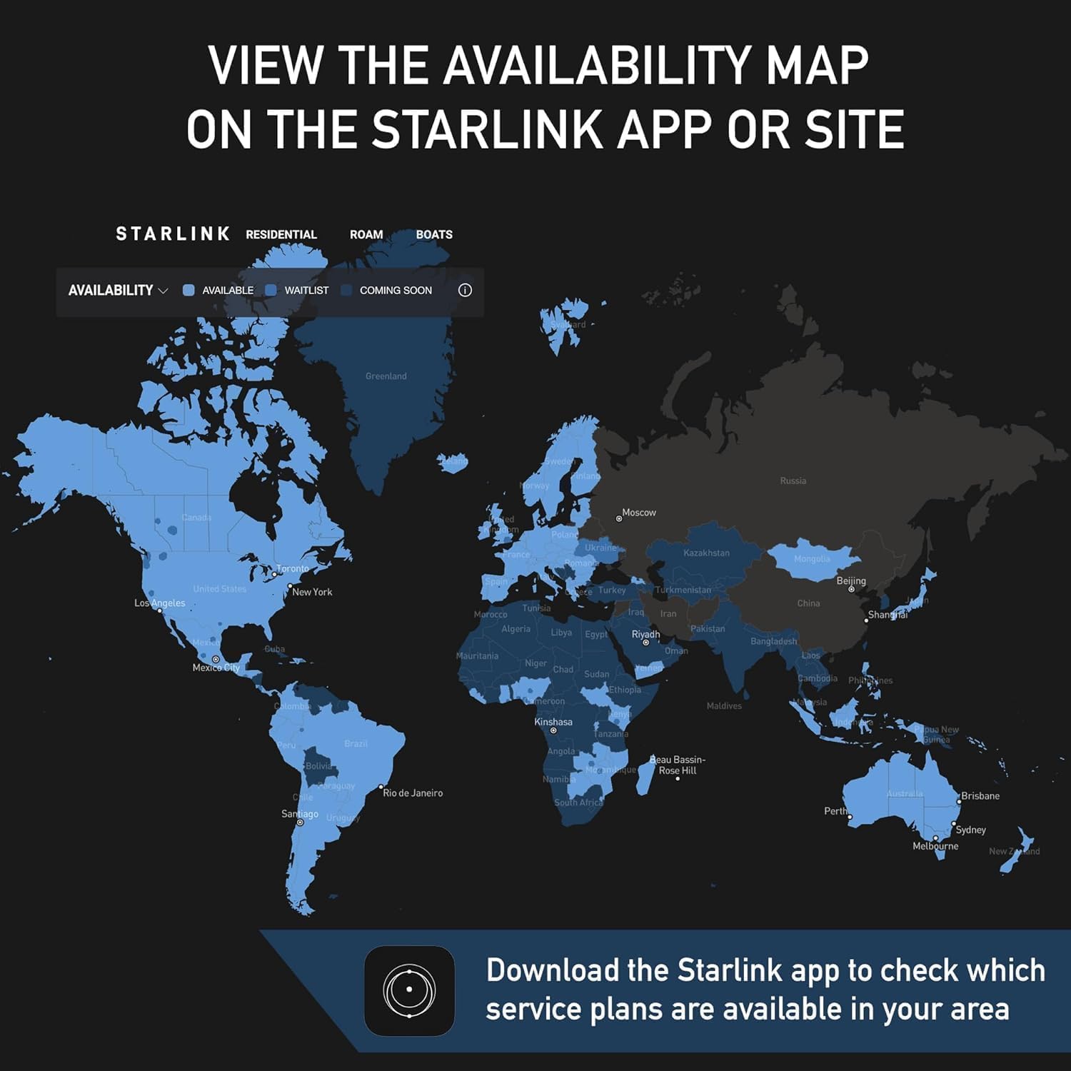 SpaceX Starlink Mini Dish 4th Gen on vehicle enables remote work connectivity.