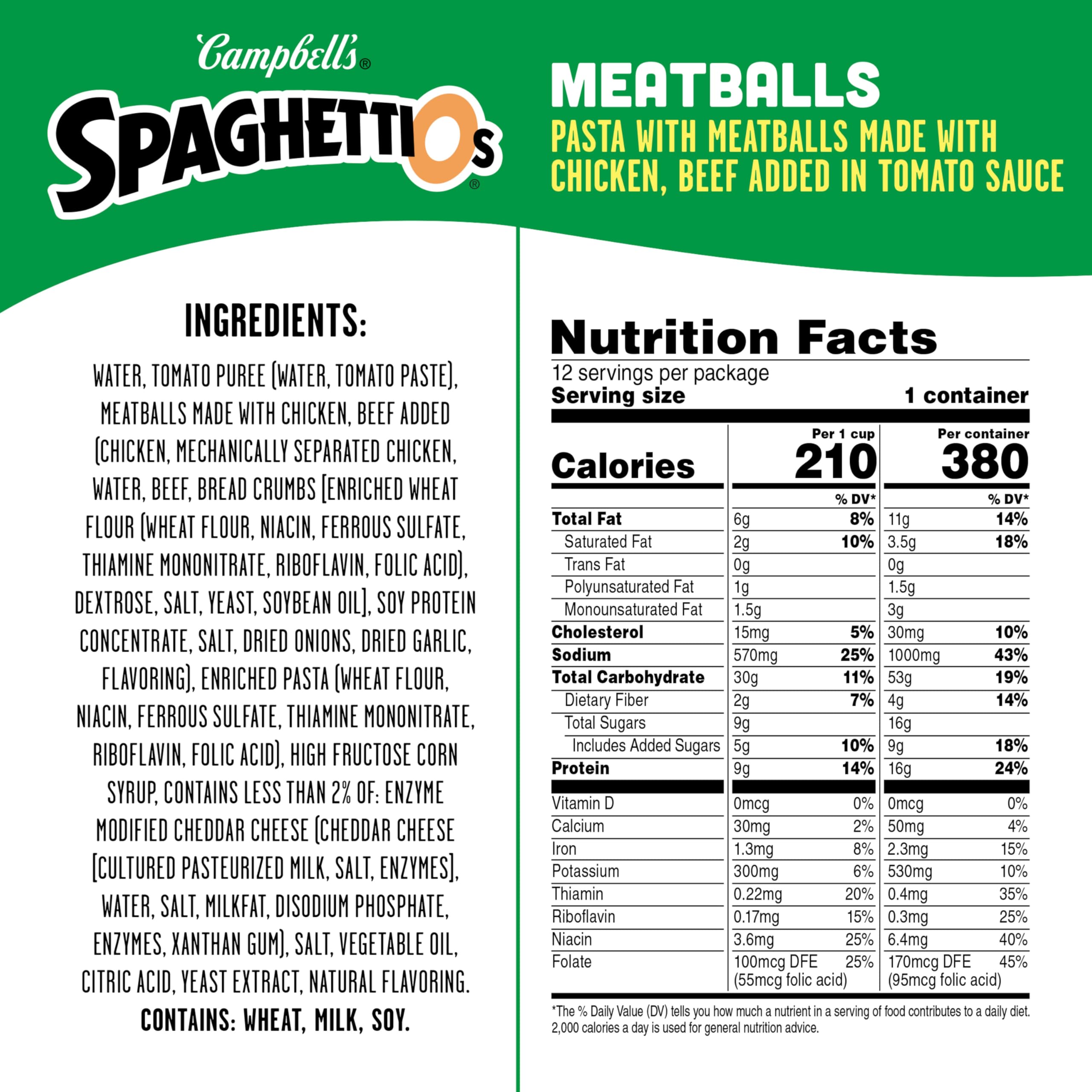 SpaghettiOs Meatballs ready-to-eat in a cozy bowl.