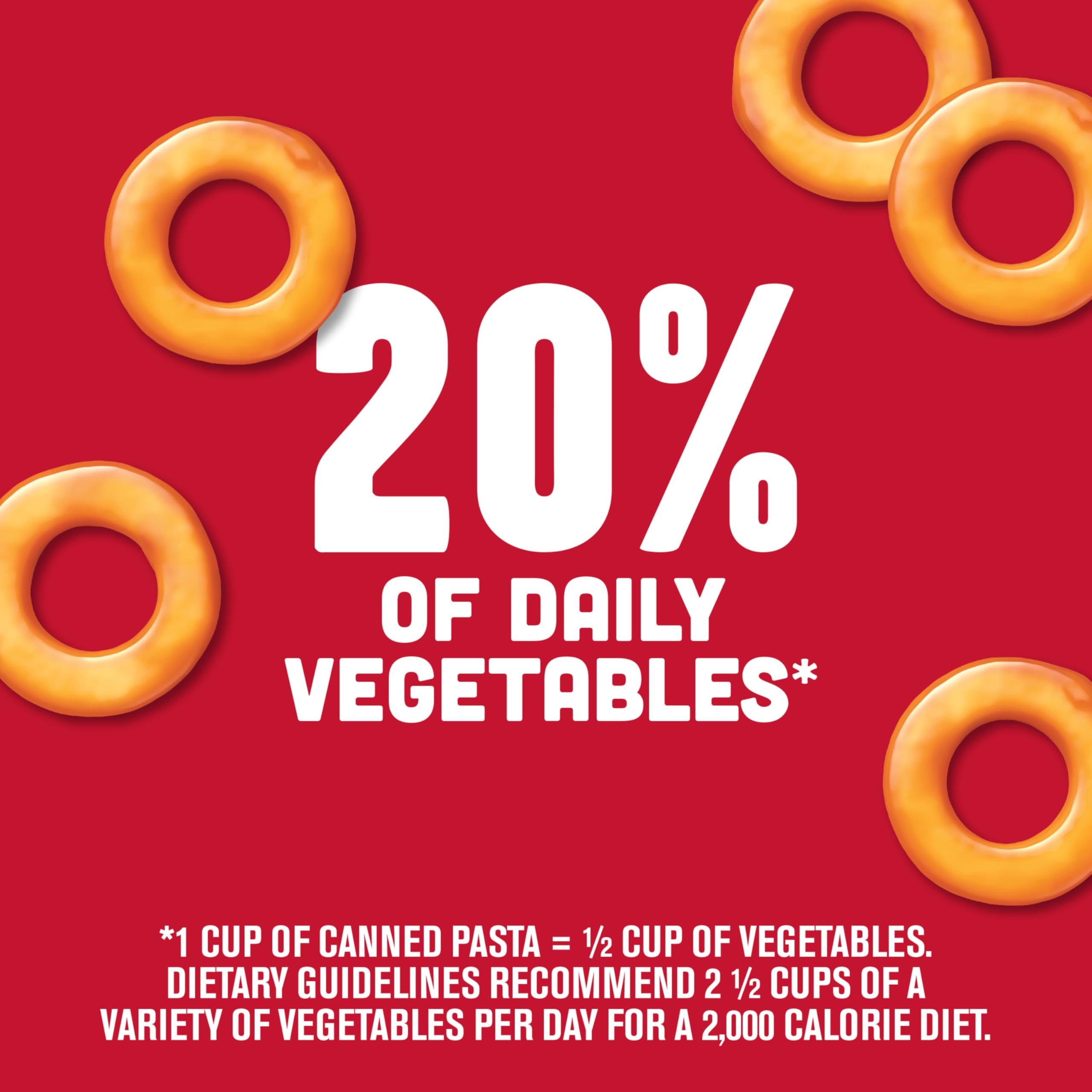 SpaghettiOs Original 12-pack on counter, easy pantry staple.