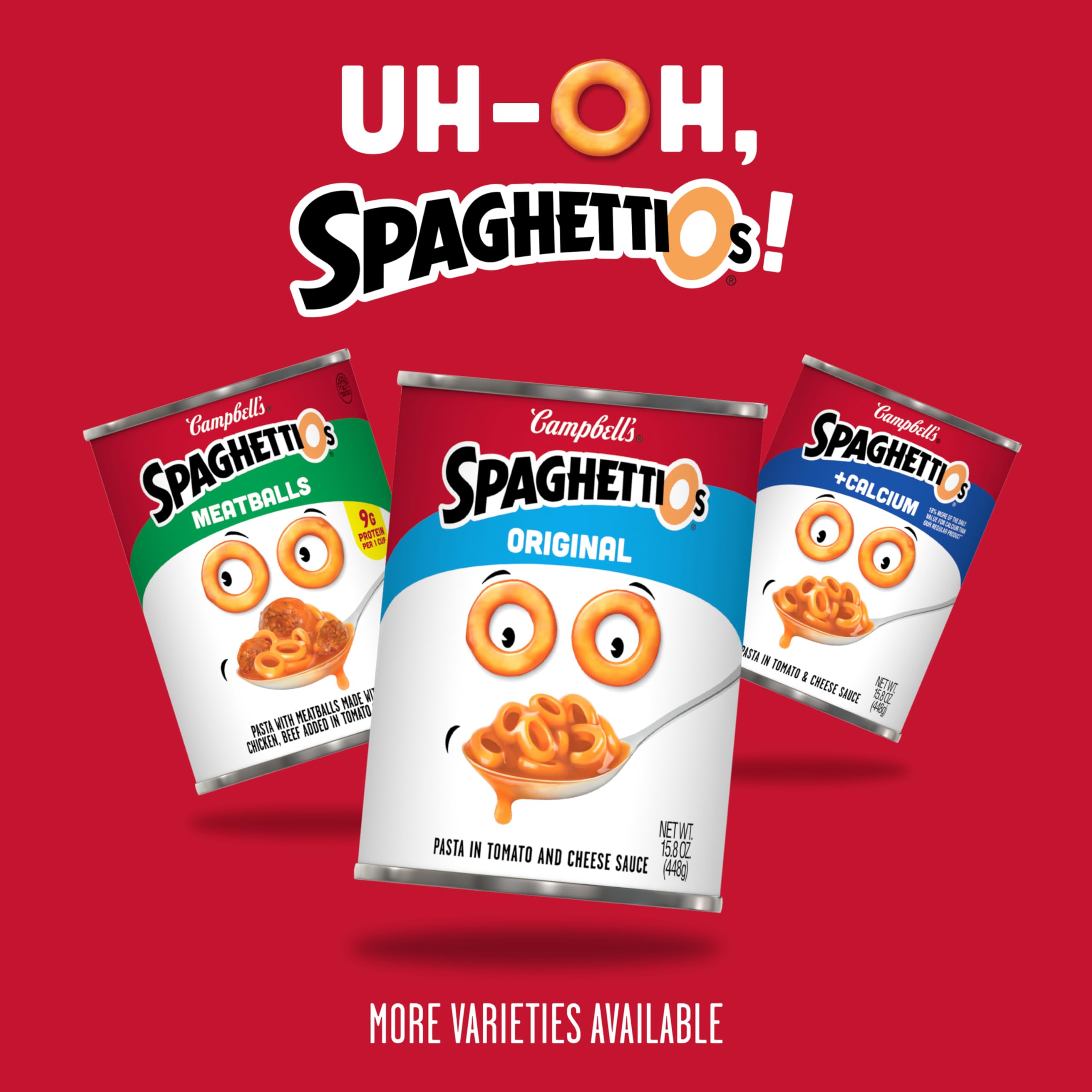 SpaghettiOs Original bowl with spoon, comforting nostalgia for families.