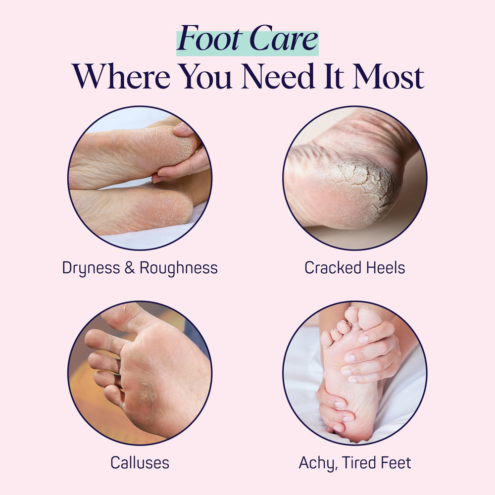 Tea tree oil in SpaLife foot sockies for refreshing care.