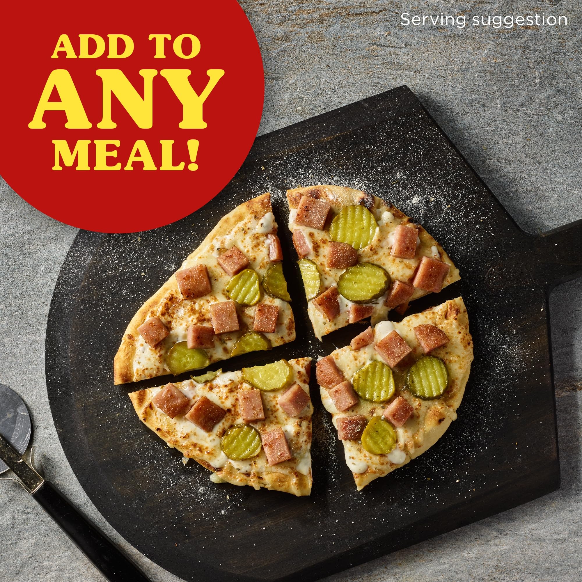 Lunchbox-ready SPAM Bacon Single pouch for on-the-go meals.