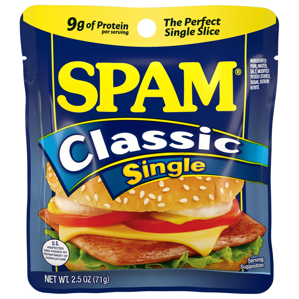 SPAM Classic sandwich-fill promotes quick, satisfying lunches.