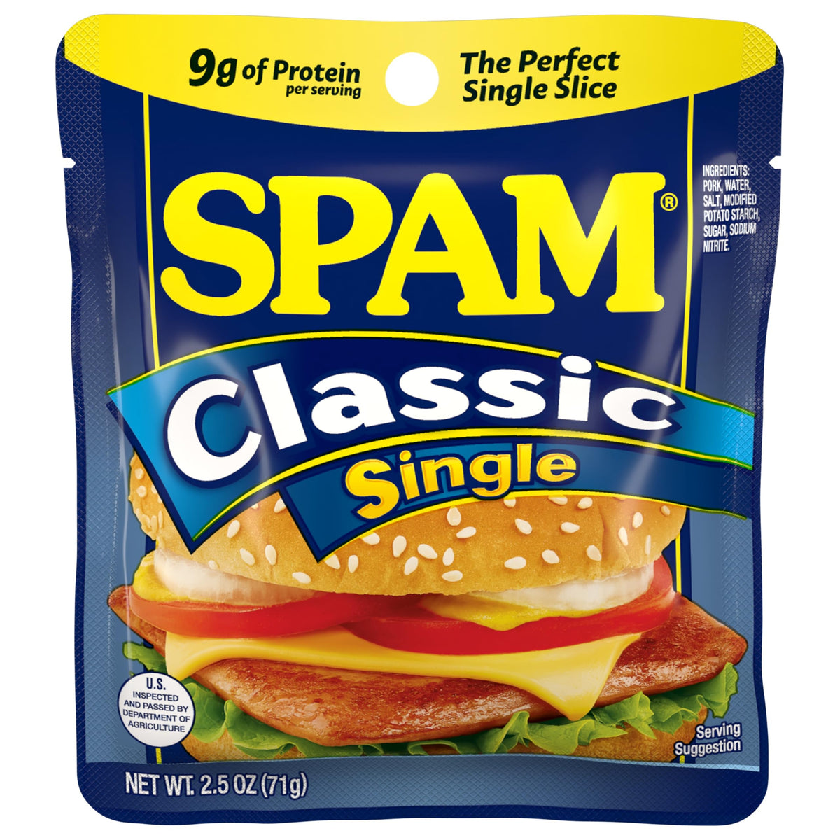 SPAM Classic sandwich-fill promotes quick, satisfying lunches.